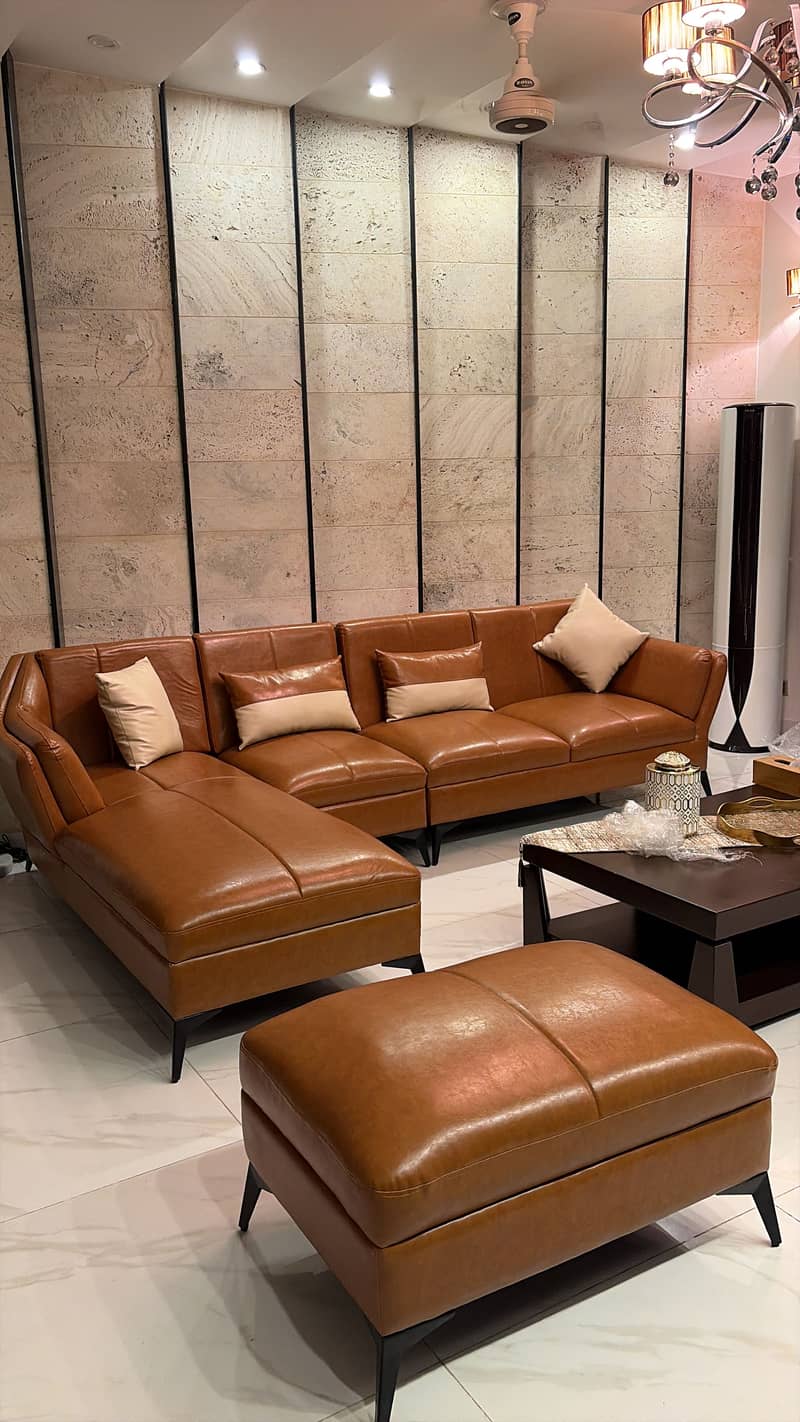 L shape sofa complete set 0