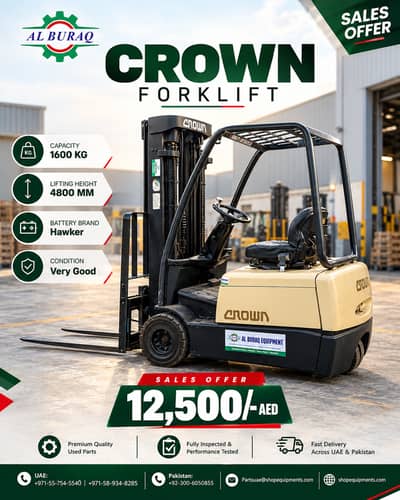  CROWN FORKLIFT — SALES OFFER! 