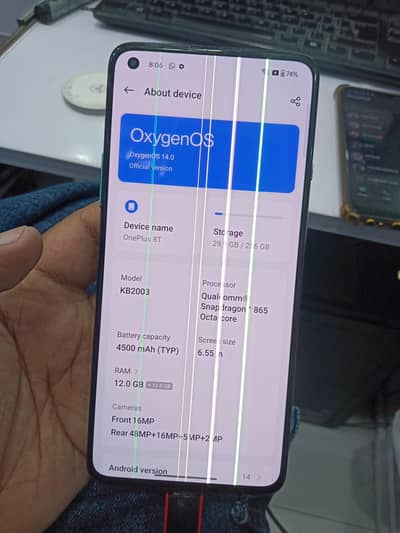 One Plus 8T 12/256 pta approved