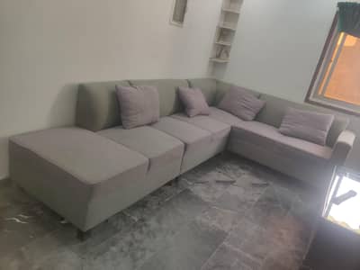 L shape sofa slightly used only