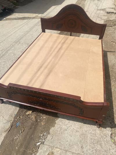 Double Bed Solid Wood