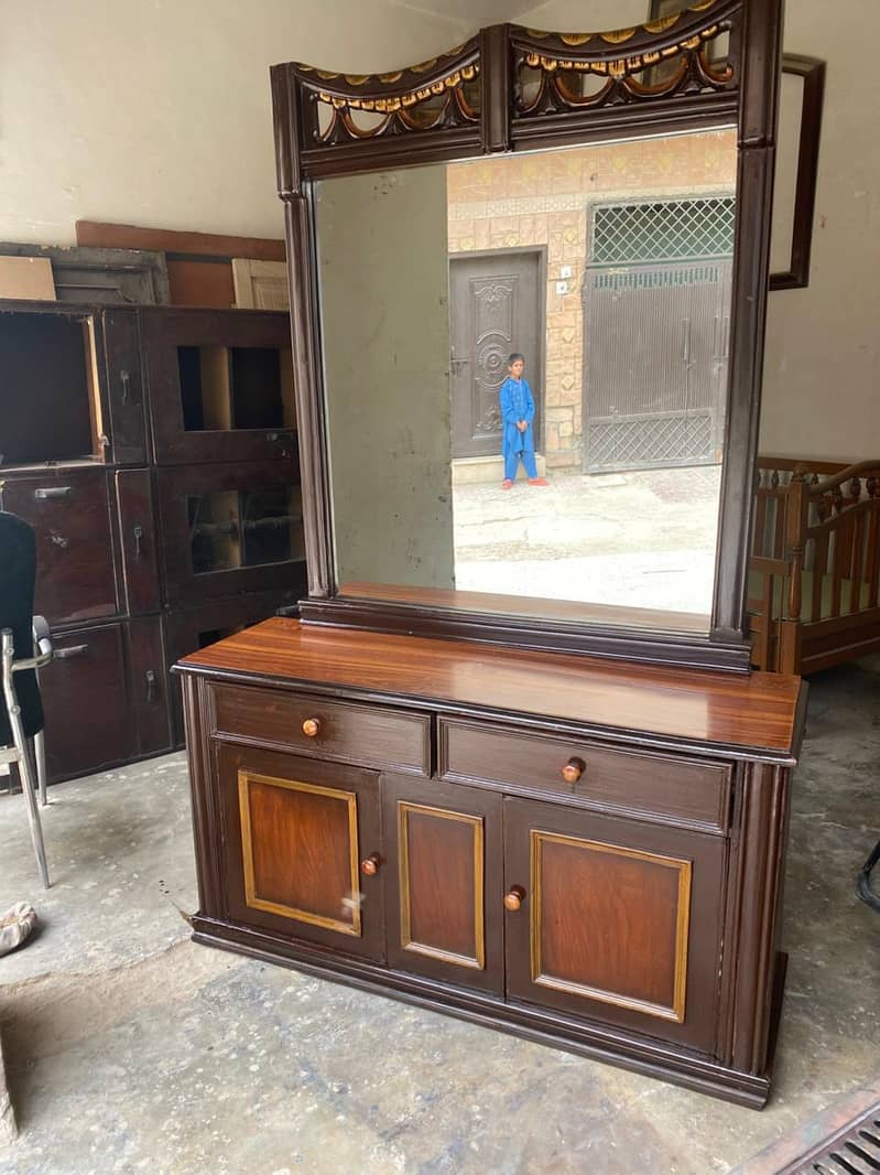 Double Bed Solid Wood 5