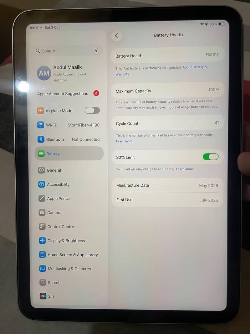 ipad a16 11 gen 5