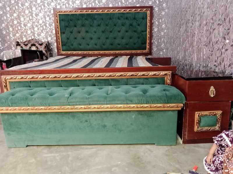wooden bed set 3