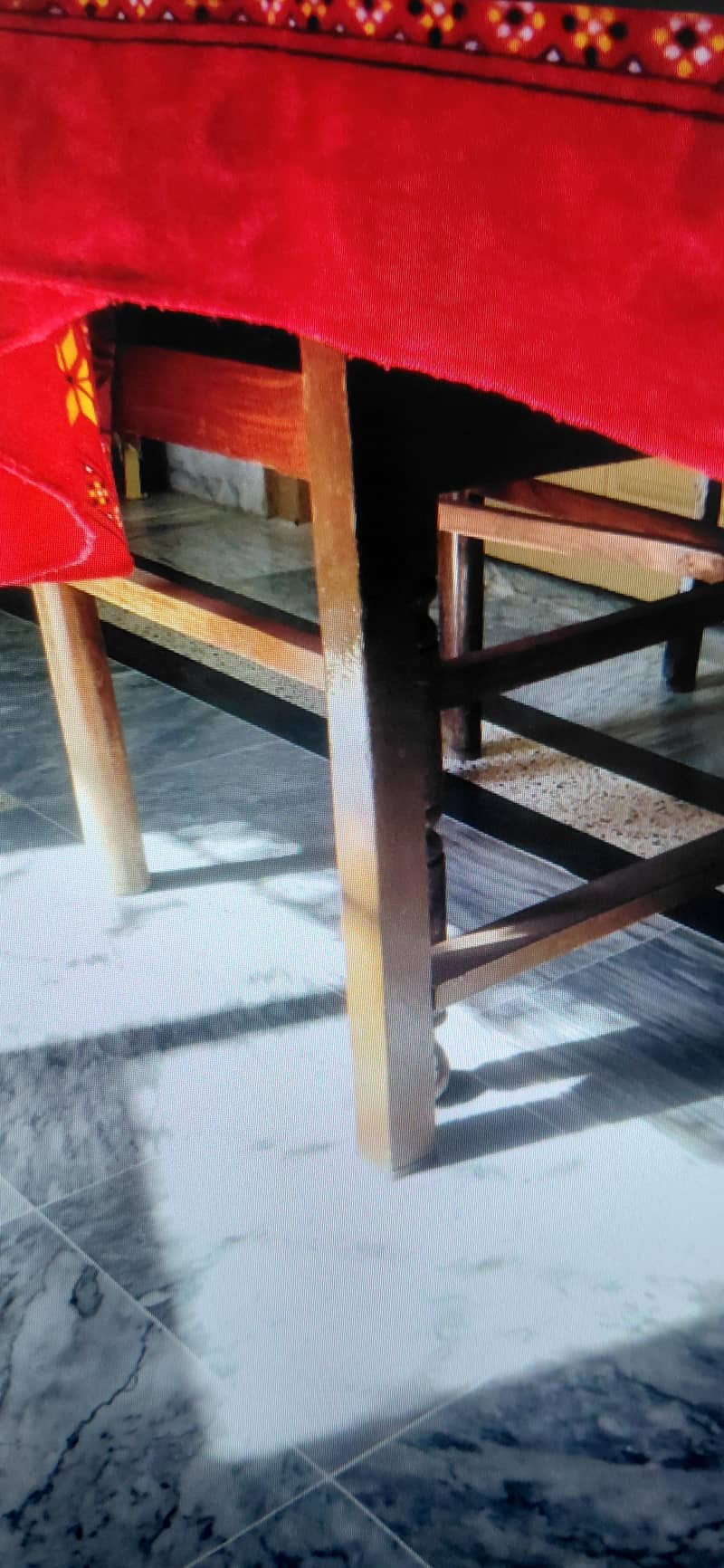 Dining Set with Iron Table and Chairs 1