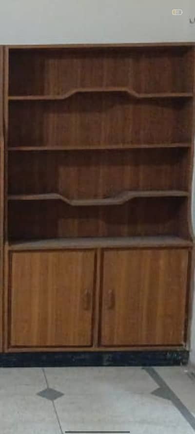 table with cupboard