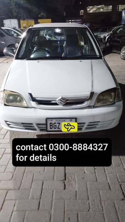 Suzuki Cultus VXR 2004 Contact # 0/3/0/0-8/8/8/4/3/2/7