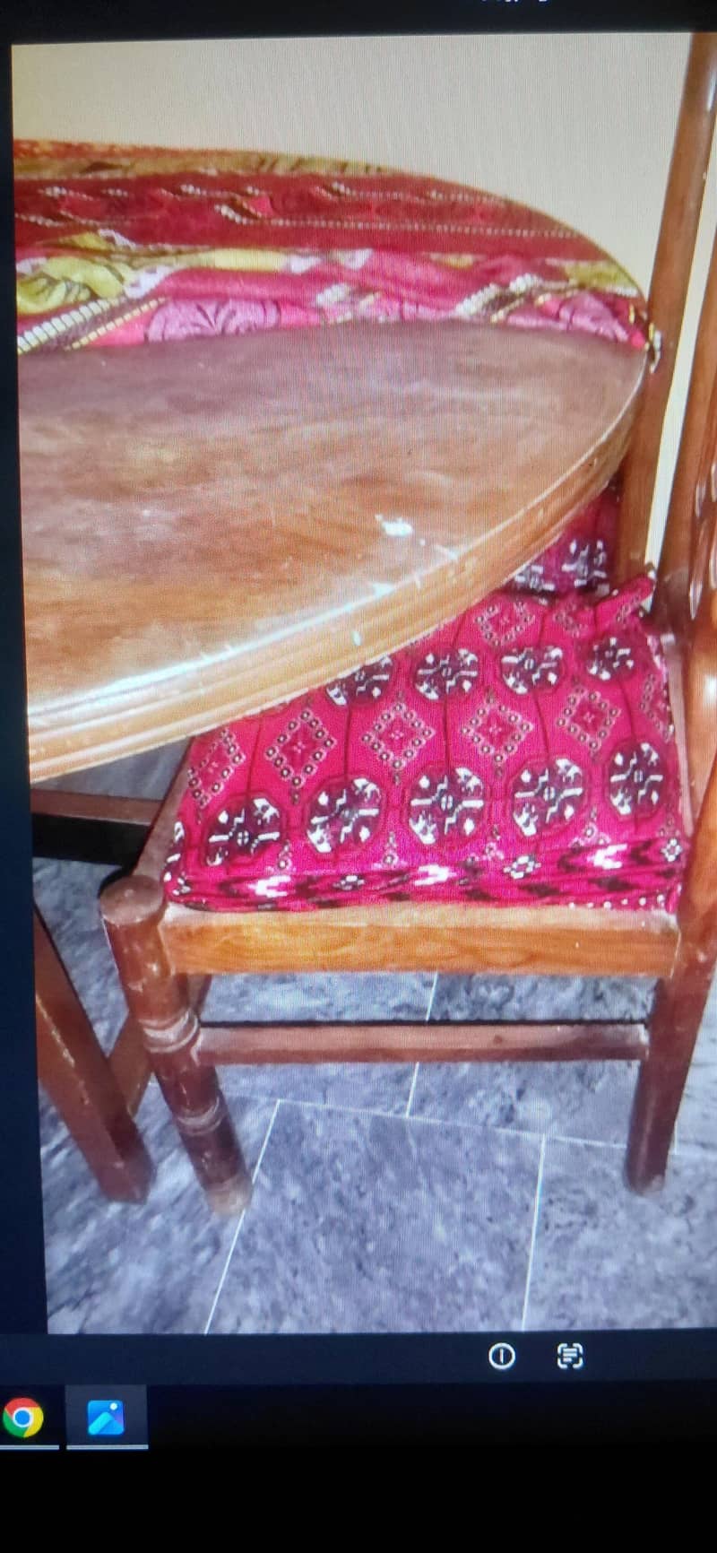 Dining Set with Iron Table and Chairs 4