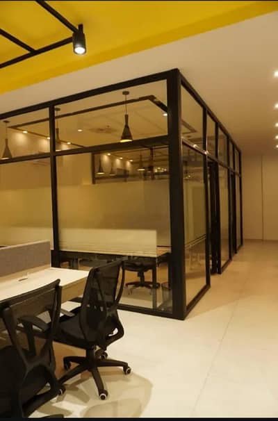 4500 Sq Ft Fully Furnished Office For Rent - Johar Town - First Floor - 40 to 50 Seating - CEO, HR, Conference, Prayer Room - Rs. 4 Lac 20 Thousand