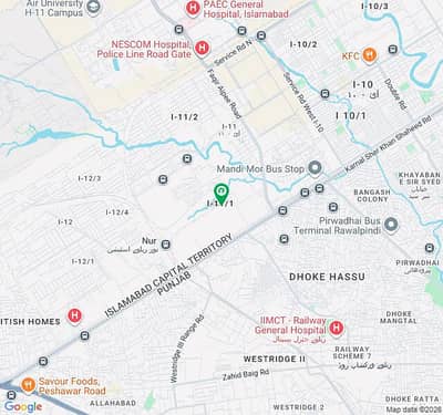 50 Feet Wide Street 25x60 Plot for sale