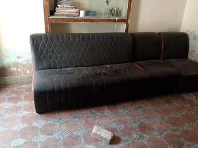 this office sofa set 5 seat 10 by 10 condition comfortable