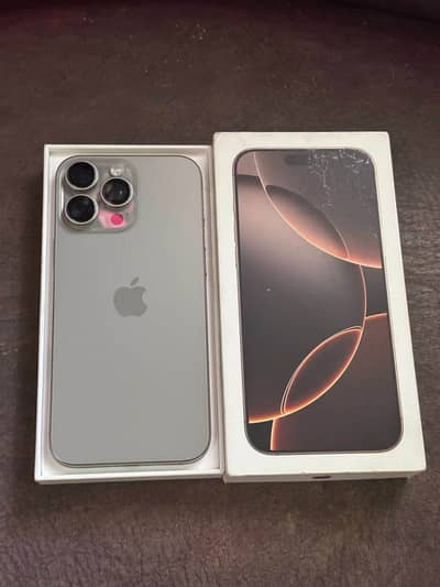 Iphone 16 Pro Max with box 10/10