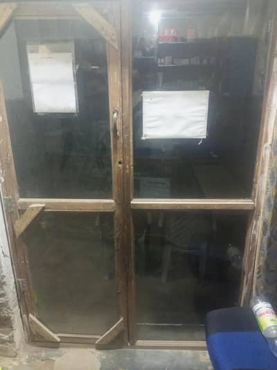 glass gate for shop