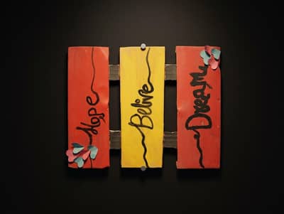 Aesthetic 3-Piece Wall Art Set for Room Decor (Handmade)