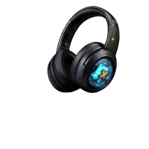 GT-802 Wireless Gaming Headphones | Bluetooth 5.3 + 2.4G Dongle + 3.5mm Wired | RGB LED | Low Latency Gaming Headset