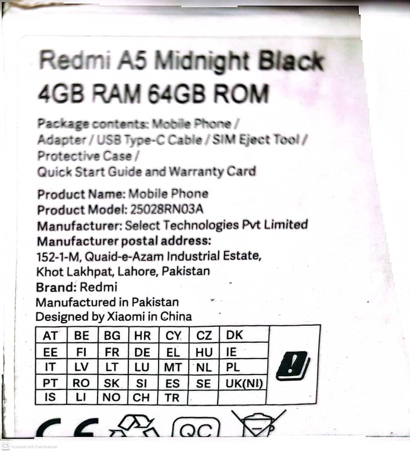 Xiaomi Redmi A5 3