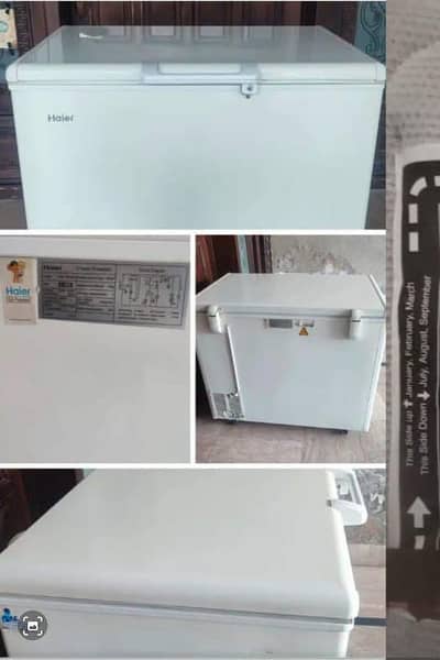 *haier*CHEST FREEZER model HDF-285SD weight 40 kg