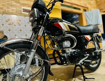 Honda CG 125, RED, ISB register, 2026, first owner, double saman