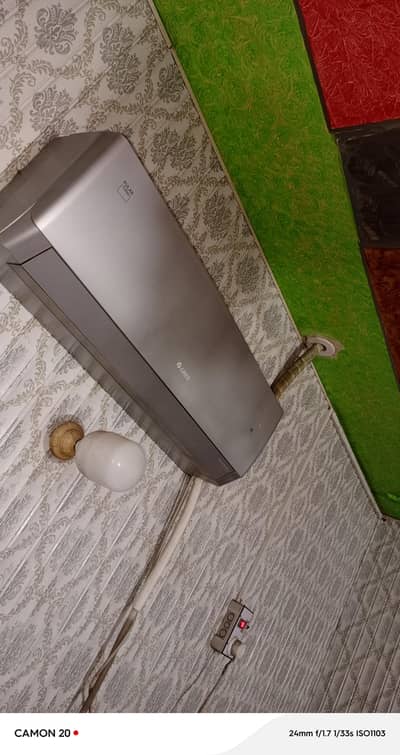 Gree A. C 1.5 ton Pular Turbo 2 seasons used 0,3,1,3,4,1,1,6,9,8,4