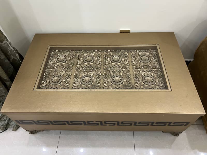 6 seater sofa with table 4