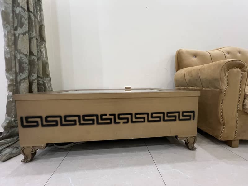 6 seater sofa with table 5
