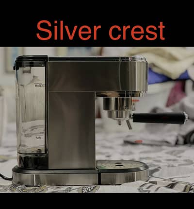 SilverCrest Slim Espresso Machine 15 Bar 1350W