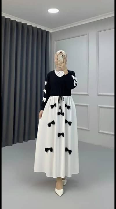 New Trendy 2 Pcs Stitched Maxi Dress for Women