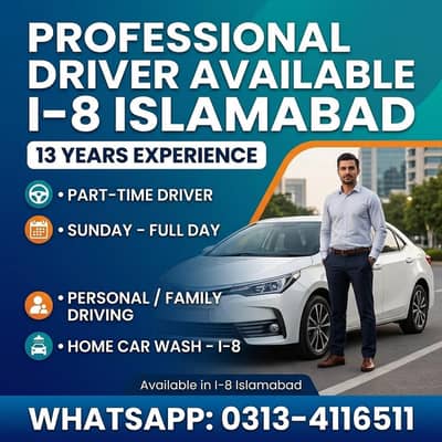 Driver Available for Part Time