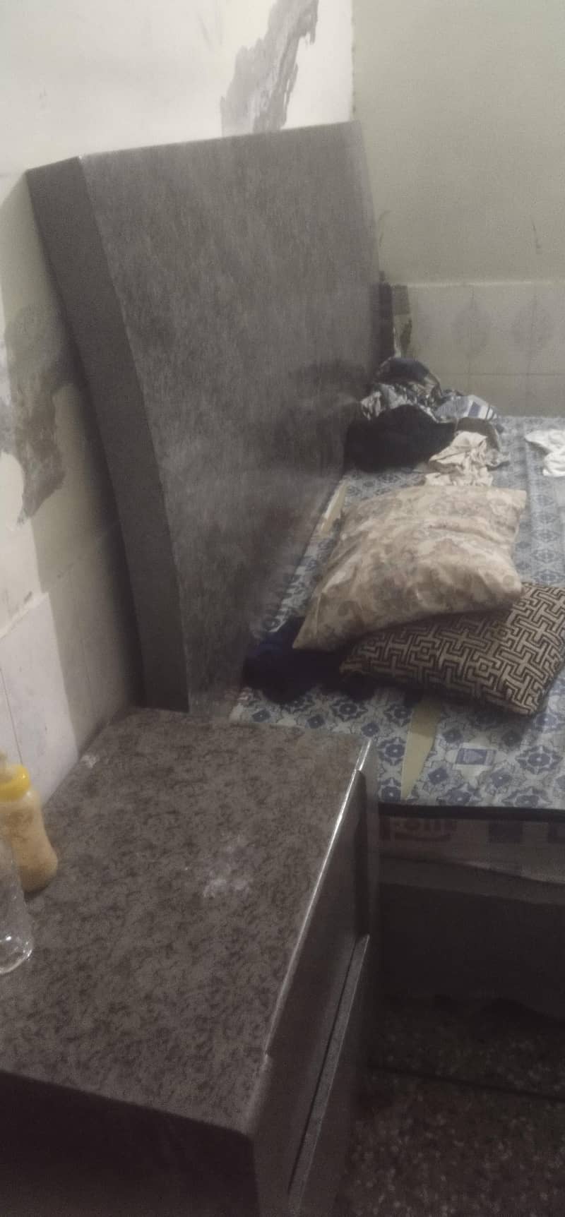 king size bed with dressing and side table 2