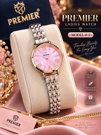 Ladies Fancy Butterfly Lock Watch – New Model