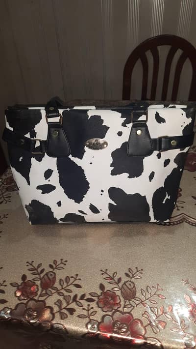 Black And White Shoulder Bag