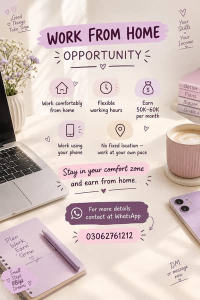 Work From Home Jobs | Online Earning Opportunity
