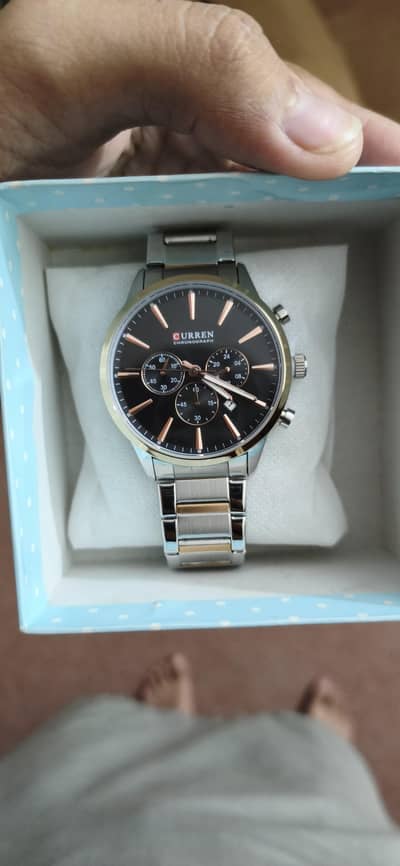 CURREN CHRONOGRAPH WATCH.