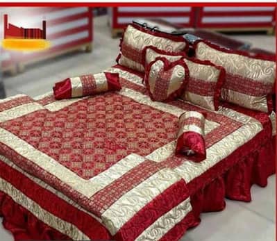bridel bed sheet slik mahroon