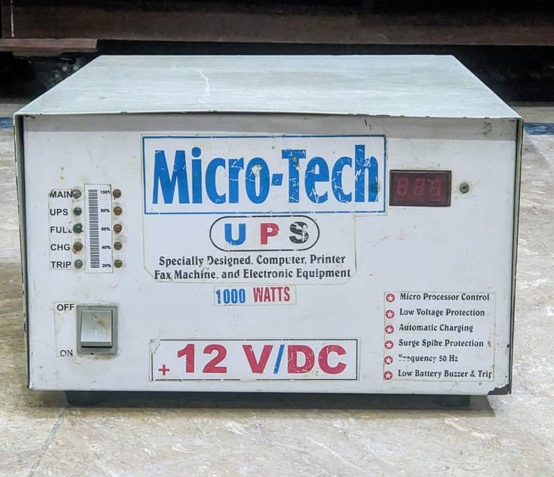 MicroTech UPS 1000Watt 0