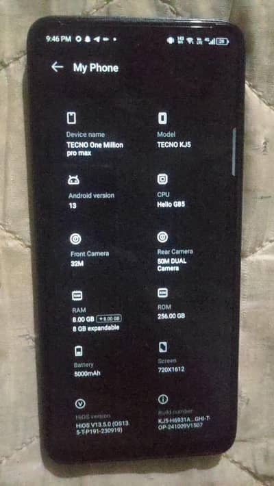 Tecno Spark 20 8/256 complete box