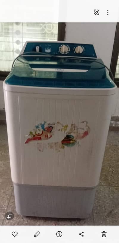 Haier washing and dryer machine good condition