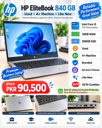 Hp Elite Book  840/ G8 Laptop