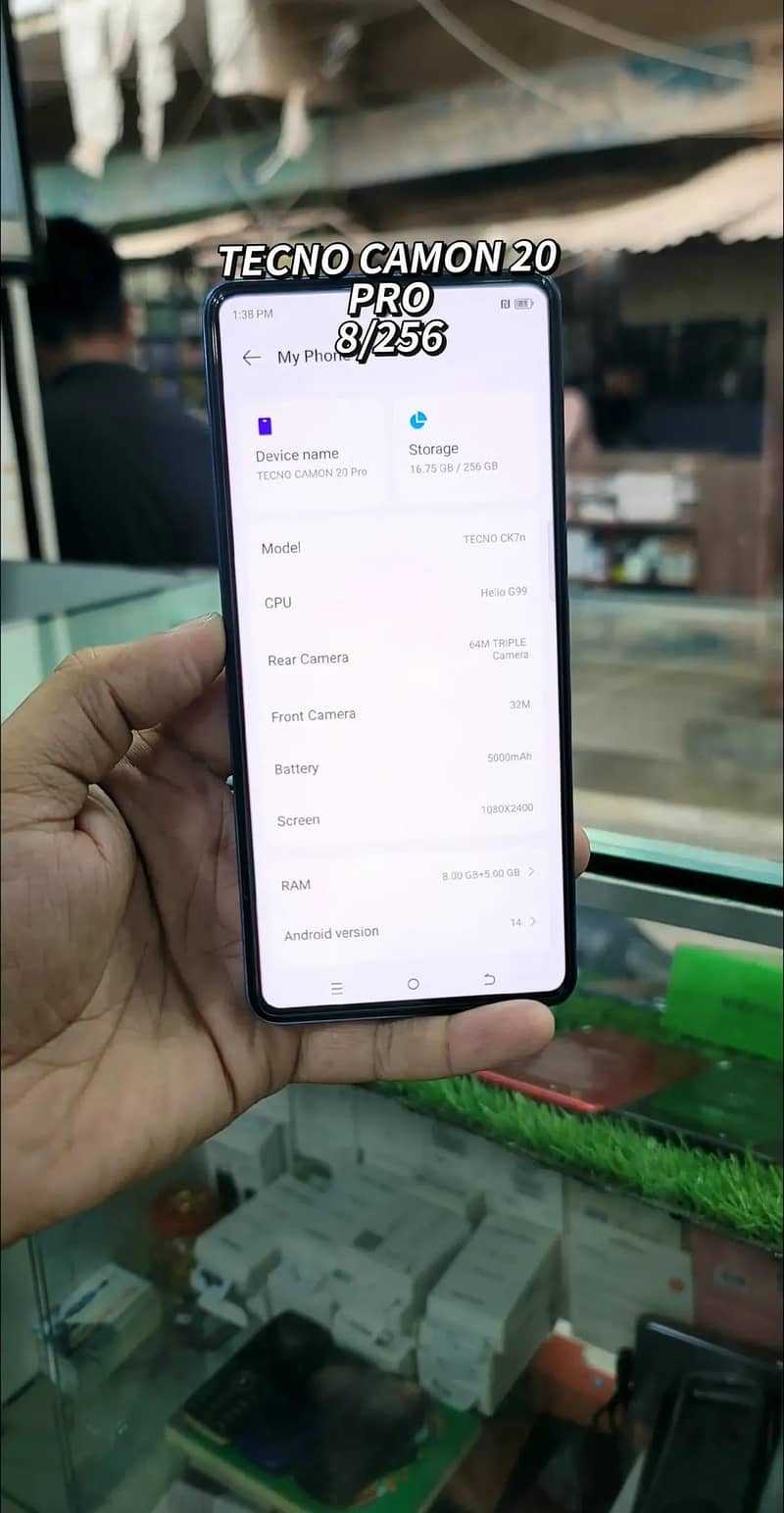 Tecno CAMON 20 Pro 1