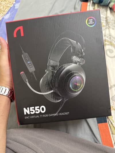 ABKO N550 Virtual 7.1 RGB Gaming Headset