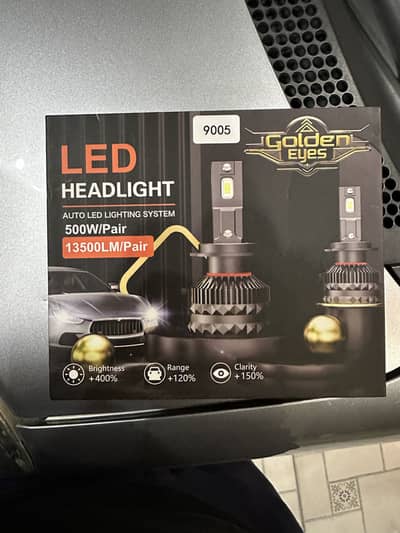 Golden Eyes Led Headlight 9005 is up for sale
