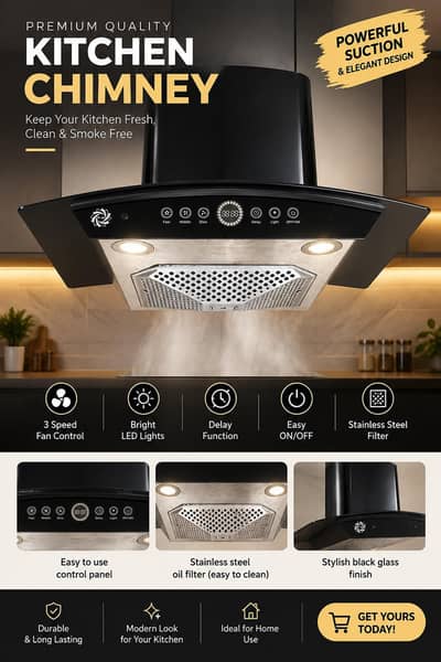 CROWN kitchen-chimney