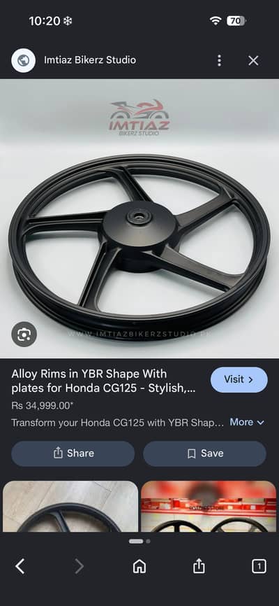 Alloy rim