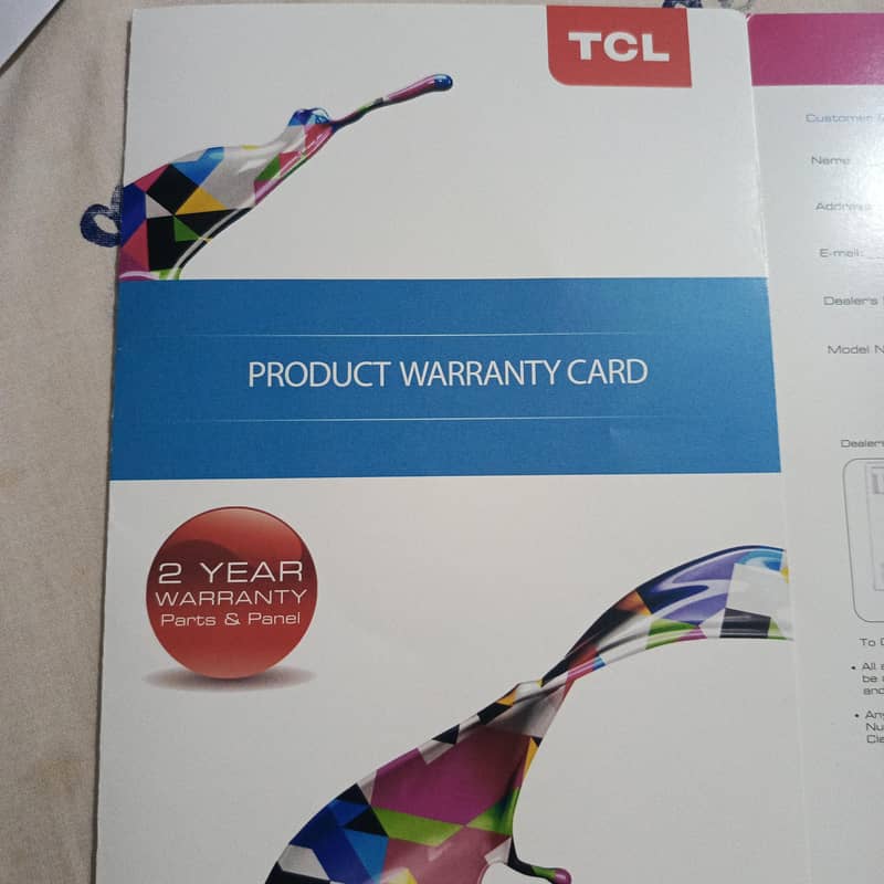 TCL led model 43S5K 1