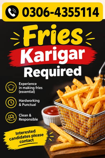 Fries Karigar and Samosa Fry