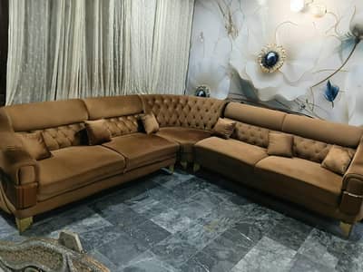 Khud Banwaya Hua L-Shape 7 Seater Sofa – Faisalabad