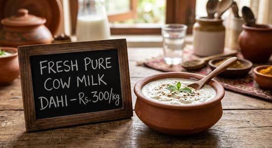 Fresh Pure Cow Milk Dahi – Rs. 300/kg