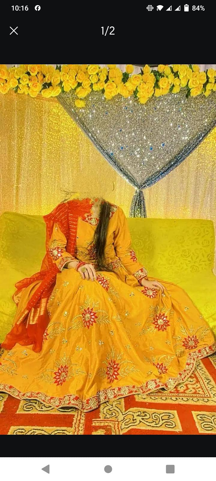 Mehandi lengha 1
