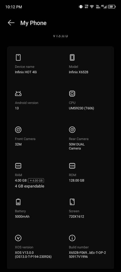 Infinix Hot 40i