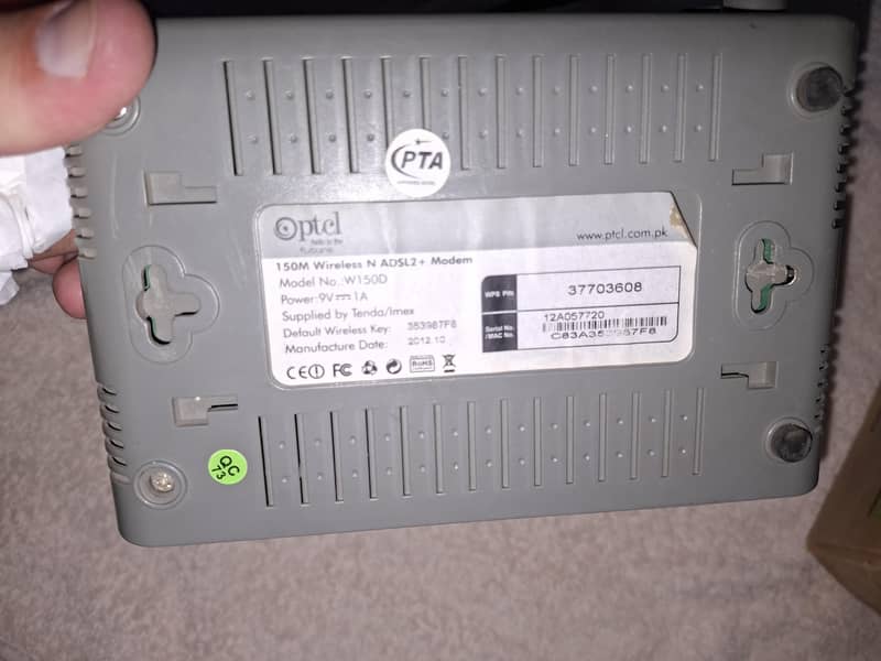 PTCL W150D Modem/Router 1